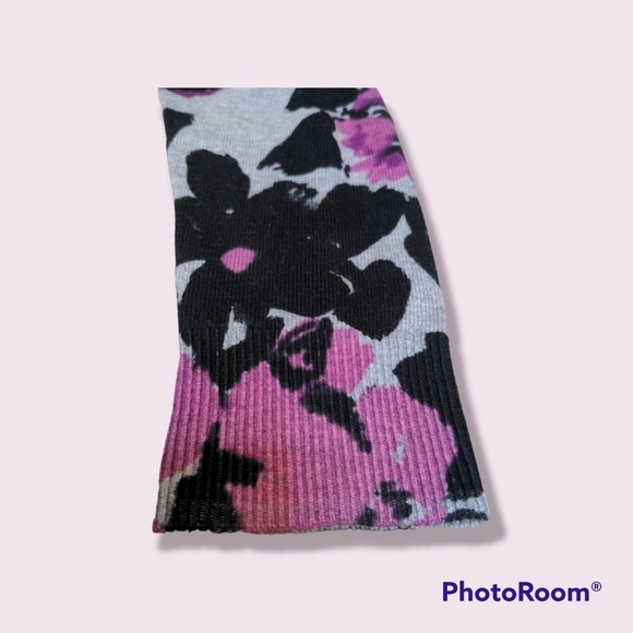 ♥️Croft & Barrow Cardigan Sweater Size M • Floral Splash • - Picture 3 of 11